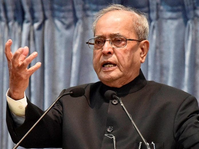 File image of former President Pranab Mukherjee | Flickr