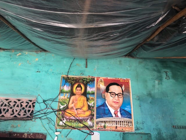 A house visited by Yogi Adityanath 