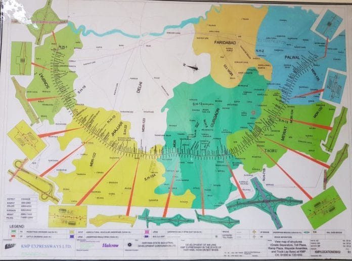 View map of structures on KMP Expressway