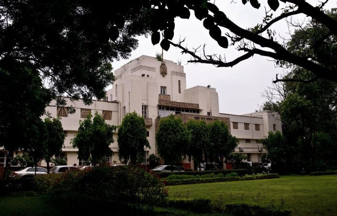 The National Human Rights Commission office at the Faridkot House, New Delhi | Manan Vatsyayana/AFP/Getty Images
