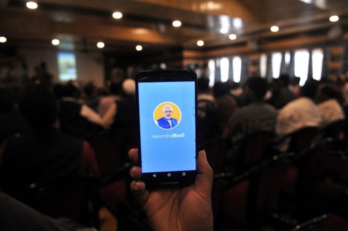 The Narendra Modi app | Waseem Andrabi/Hindustan Times via Getty Images