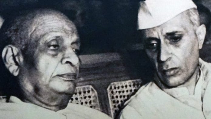 A file photo of Sardar Patel with Jawaharlal Nehru