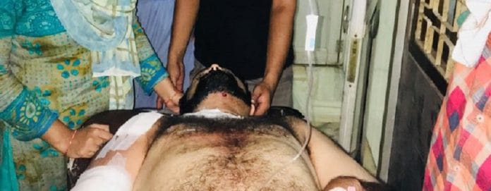 Kashif Jameel at the hospital | By special arrangement