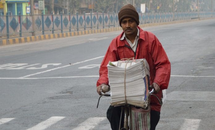 newspaper vendor