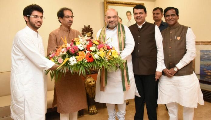 Amit Shah and Uddhav Thackeray