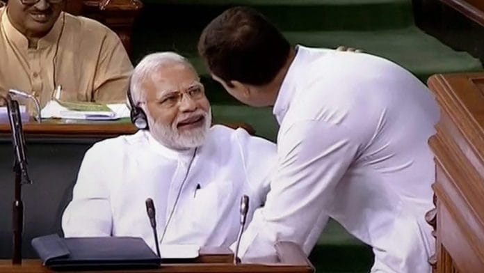 Narendra Modi and Rahul Gandhi
