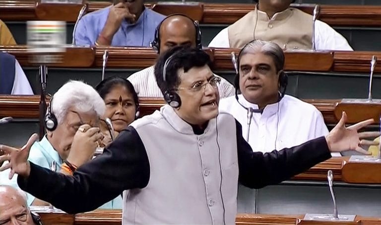 Piyush Goyal slams RBI under Urjit Patel — one cannot have power without being responsible