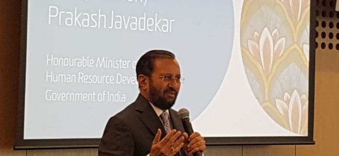 HRD Minister Prakash Javadekar called reservation a constitutional right of SC/ST and OBCs | @PrakashJavdekar/ twitter