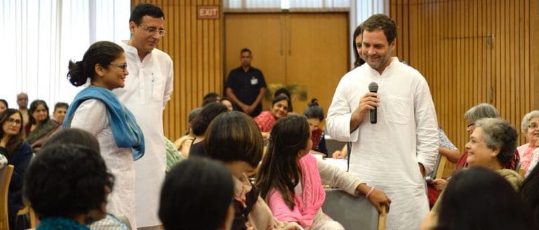 By meeting only women journalists, Rahul turned clock back on equality & not in a good way