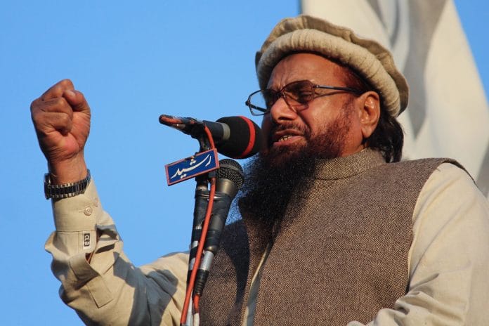 File photo of Jamaat-ud-Dawa head Hafiz Saeed | Rana Sajid Hussain/Pacific Press/LightRocket via Getty Images