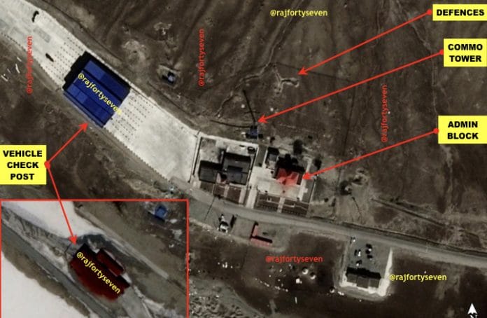 A satellite image analysed by The Print