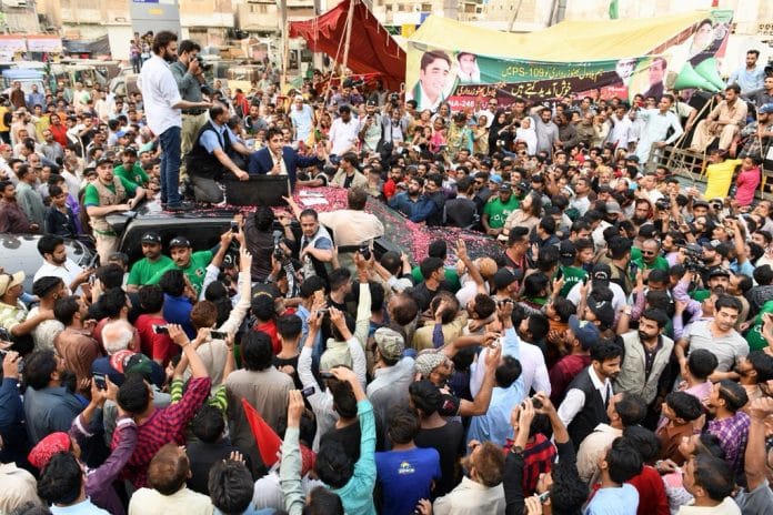 Pakistan People’s Party's convoy for an election rally | Facebook