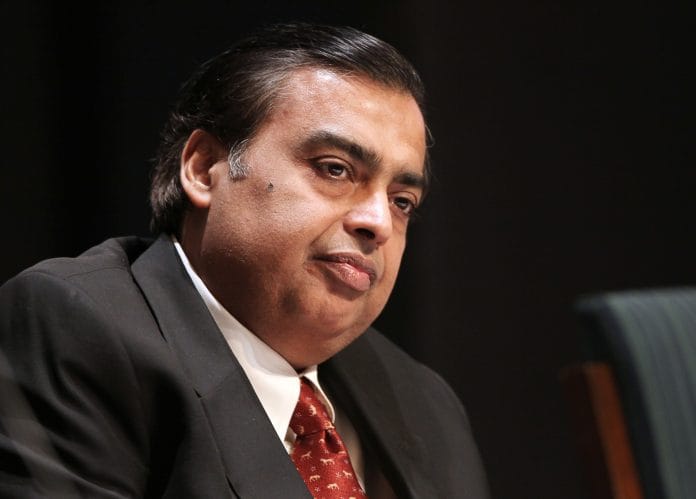 Mukesh Ambani, chairman and managing director of Reliance Industries Ltd.
