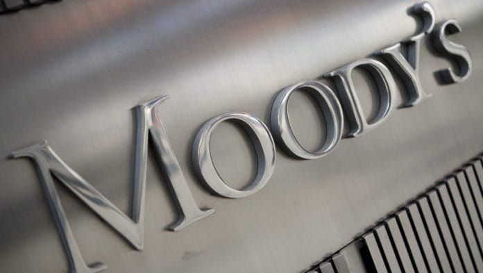 Moody's logo displayed outside its headquarters in New York | Scott Eells/Bloomberg