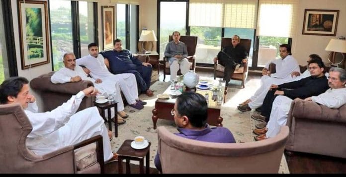 Pakistan national cricket team with Imran Khan