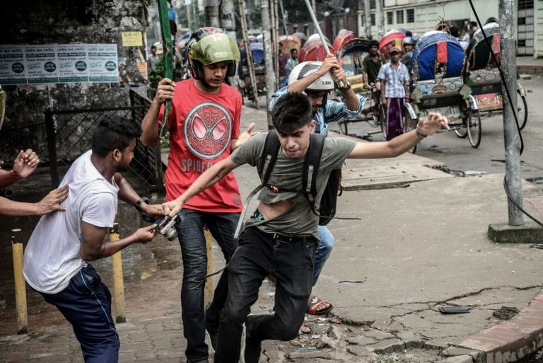 8 journalists ‘assaulted’ during Bangladesh stir, and Indonesia quake kills 82