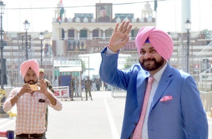 Navjot Singh Sidhu in Pakistan