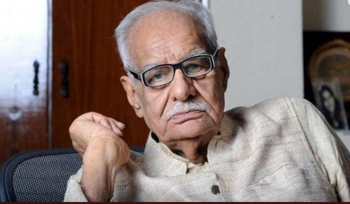 Kuldip Nayar passed away Thursday morning | @MahilaCongress