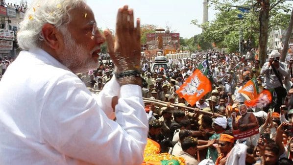 Prime Minister Narendra Modi in Varanasi in 2014 | Commons