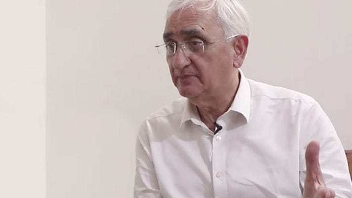 Senior Congress leader Salman Khurshid