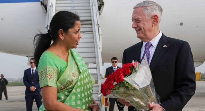 Defence minister Nirmala Sitharaman received US secretary of defence James Mattis | PTI