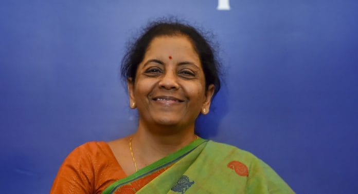 Nirmala Sitharaman addresses a press conference, in New Delhi | PTI