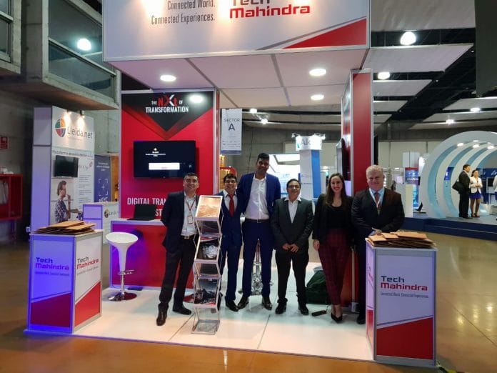 File photo of a Tech Mahindra stall | Twitter