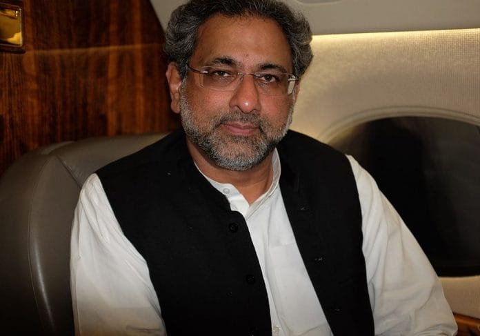 Ex-prime minister of Pakistan Shahid Khaqan Abbasi