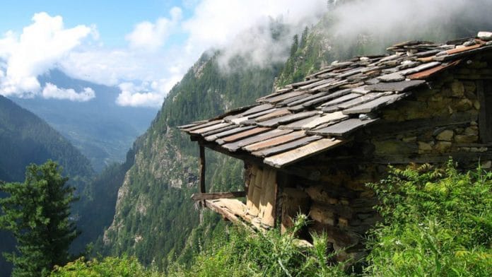 Marijuana farm in Malana