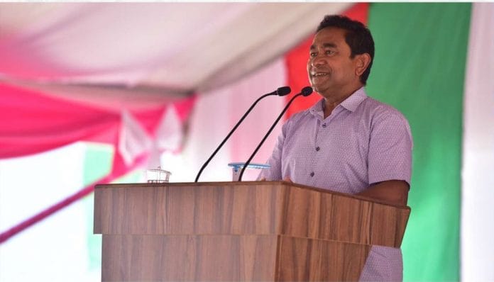 File image of Maldivian president Abdulla Yameen | Maldives official website