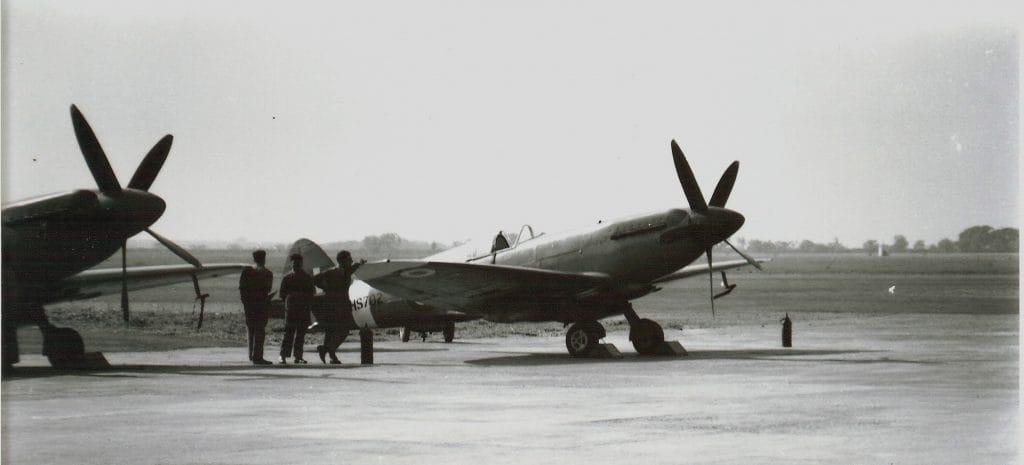 2 Spitfires at Ambala before they flew into Srinagar | Polly Singh