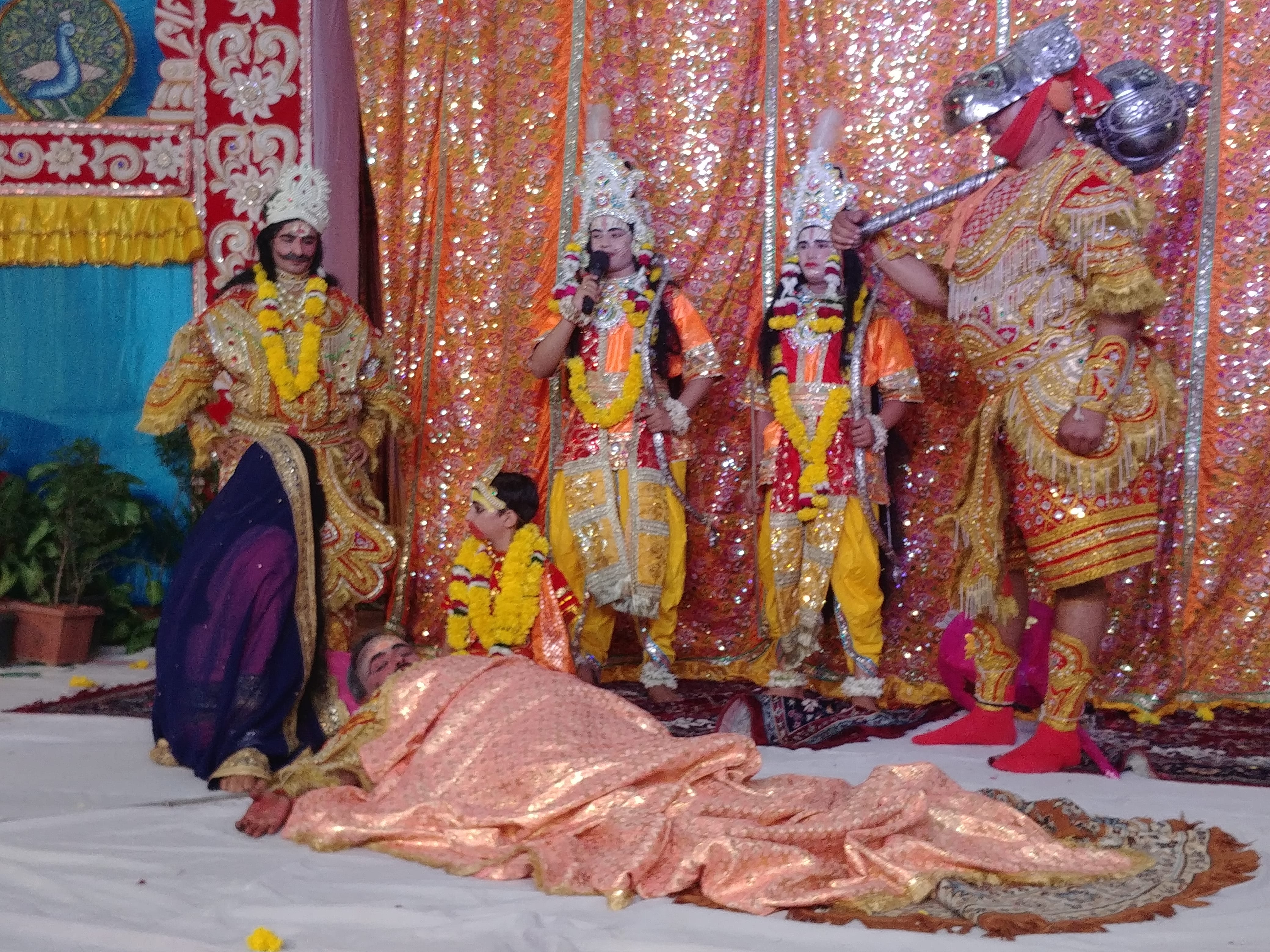 The actors on stage | Nikhil Rampal/ThePrint