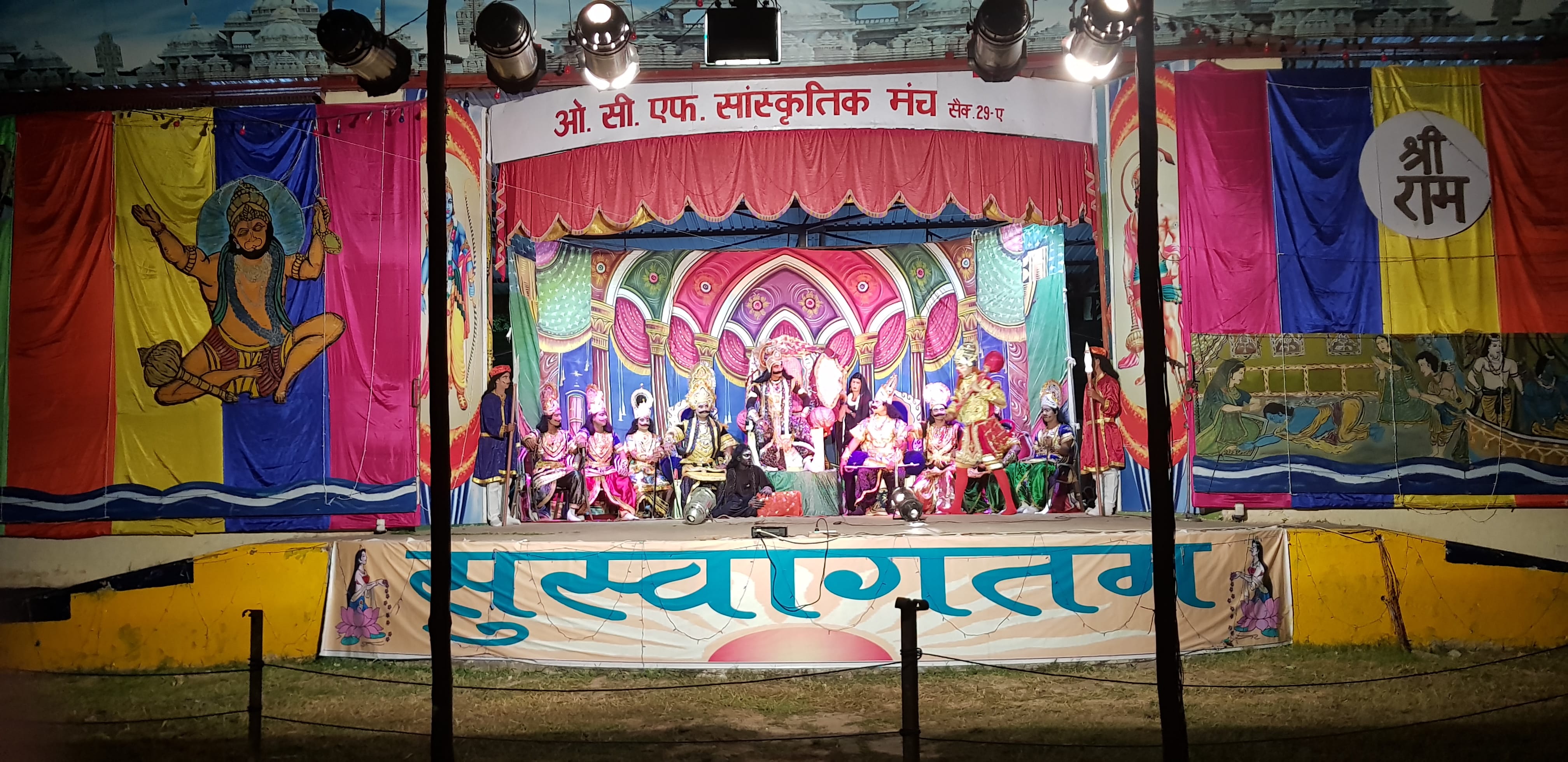 Actors on stage | Chitleen Sethi/ThePrint