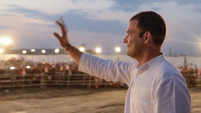 Congress president Rahul Gandhi during a rally in Rajasthan | PTI