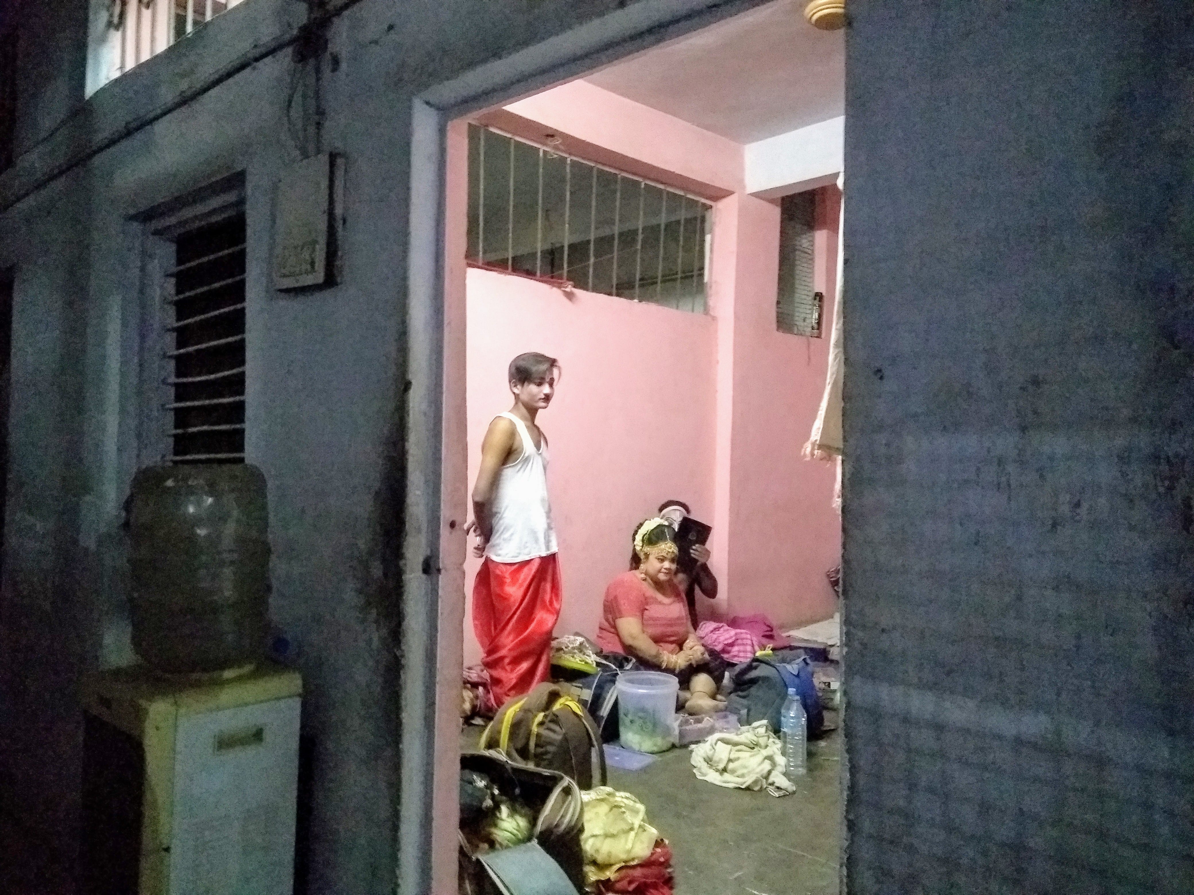 Actors in the dressing room | Sakshi Arora/ThePrint