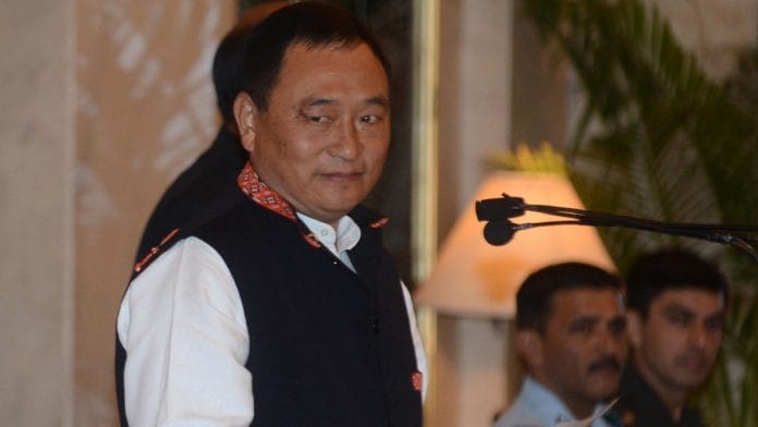 Arunachal Pradesh MP Ninong Ering | RAVEENDRAN/AFP/Getty Images
