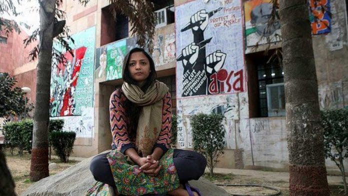 Former JNU leader Shehla Rashid