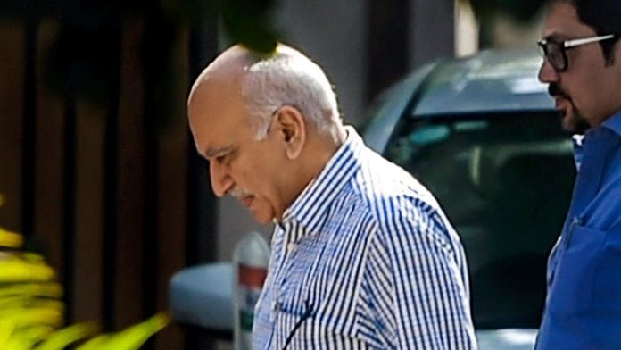 Ex-union minister M.J. Akbar | PTI