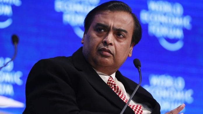 Mukesh Ambani | Simon Dawson/Bloomberg