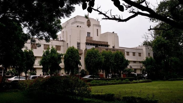 he National Human Rights Commission office at the Faridkot House, New Delhi | Manan Vatsyayana/AFP/Getty Images