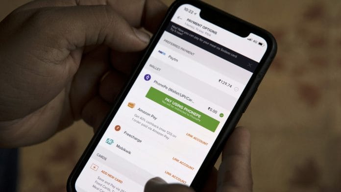 Representational image of digital payment | Samyukta Lakshmi/Bloomberg