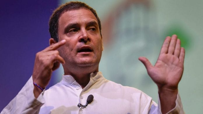 Rahul Gandhi interacts with academicians