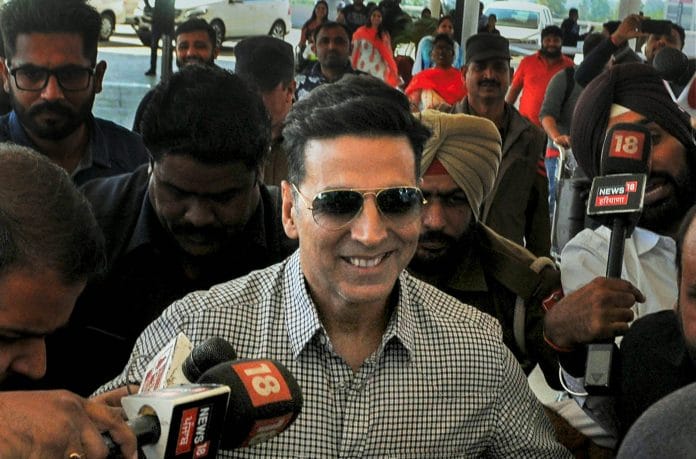 Bollywood actor Akshay Kumar