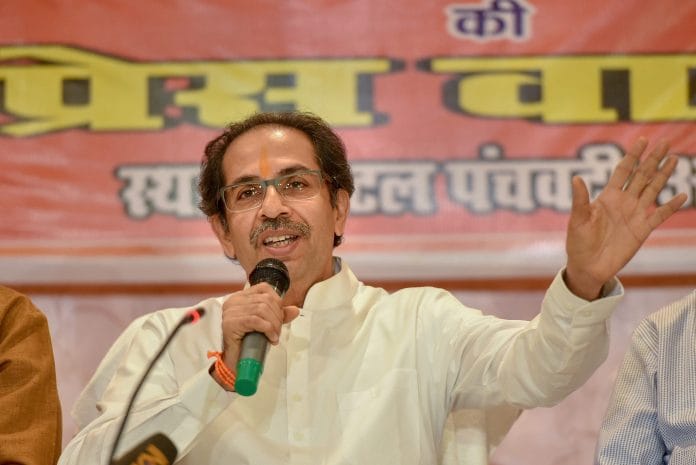 File photo of Shiv Sena chief Uddhav Thackeray during a press conference. | PTI