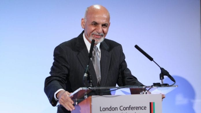 Afghan president Ashraf Ghani