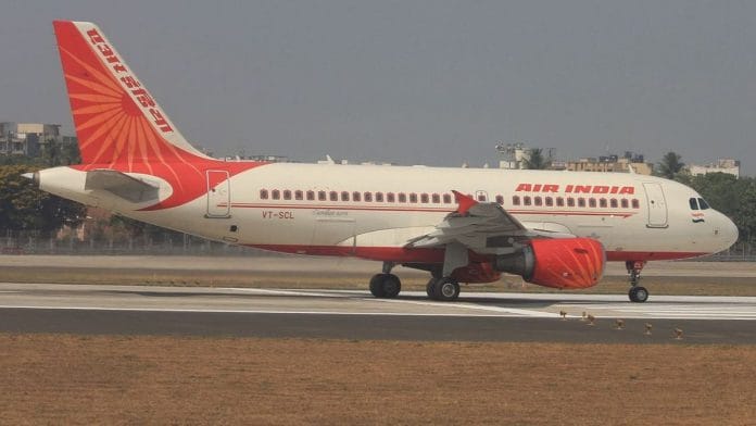 Air India flight