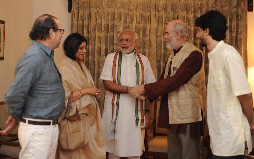 David Frawley with Narendra Modi, 2015 | drdavidfrawley/Facebook