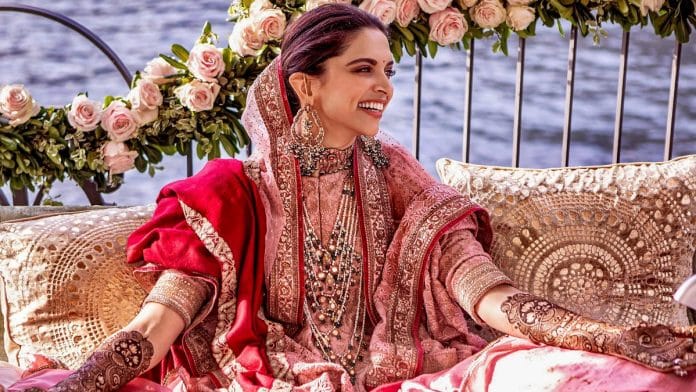 Deepika Padukone during mehendi ceremony at Lake Como, Italy | PTI