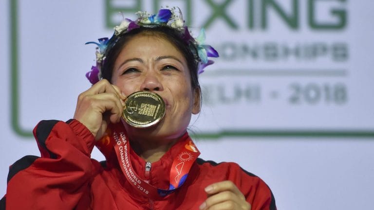Mary Kom creates history by winning sixth gold medal at Women’s World Championship