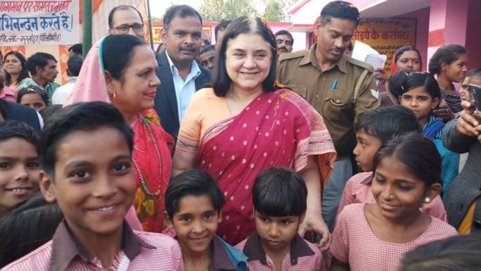 File image of WCD minister Maneka Gandhi